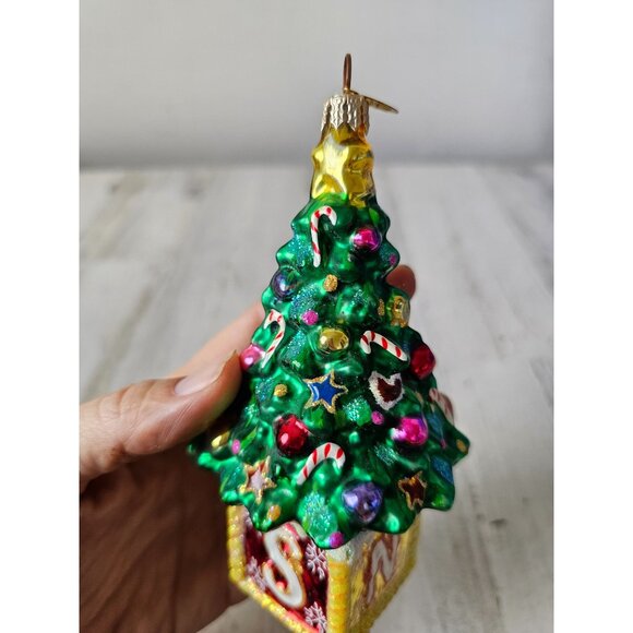 Radko Tannenbaum Snow tree vintage ornament Xmas tree - Picture 4 of 10